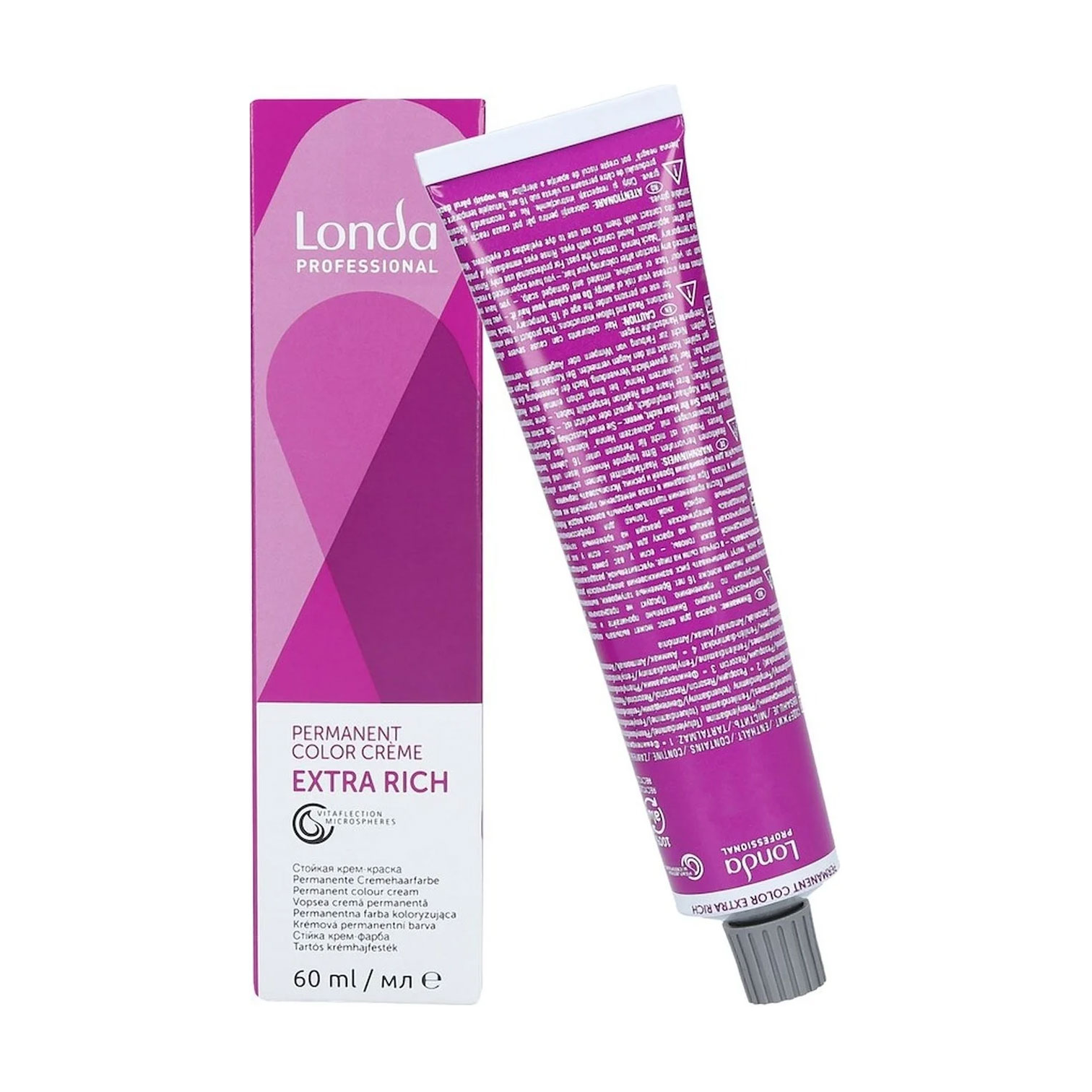 Стійка крем-фарба для волосся Londa Professional Londacolor Extra Rich Creme 2/8 Синьо-чорний, 60 мл